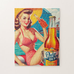 Puzzle Pin de cerveza de verano