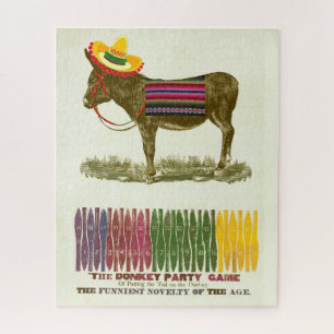 Puzzle Pin the tail on the Donkey