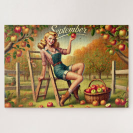 Puzzle Pin Up De La Cosecha De Países De Septiembre
