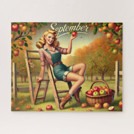 Puzzle Pin Up De La Cosecha De Países De Septiembre