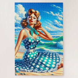 Puzzle Pin Up Lady