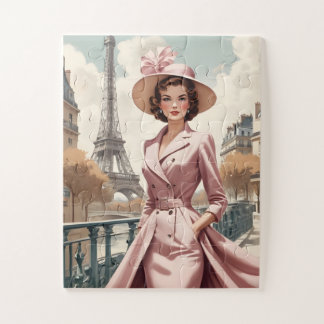 Puzzle pin up parisian