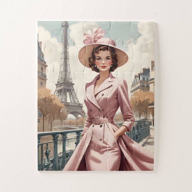 Puzzle pin up parisian (Vertical)