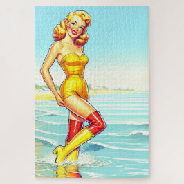 Puzzle Pin Up Woman