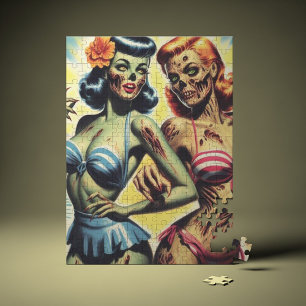 Puzzle Pin-ups Retro Zombie