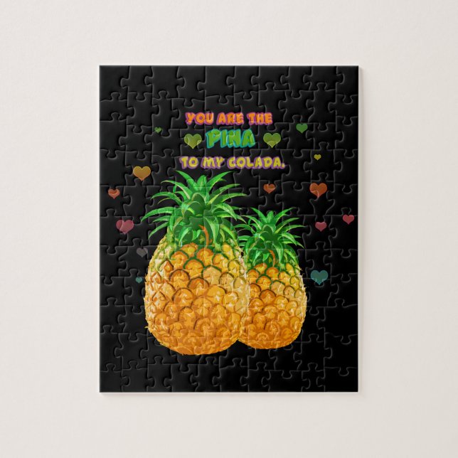 Puzzle Pina Colada Pineapple (Vertical)