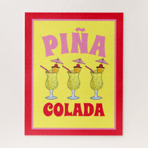 Puzzle Pina Piña Colada Cóctel de piña puertorriqueña