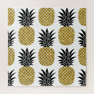 Puzzle Piñas de oro: sin soldadura blanca de mano.