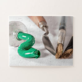 Puzzle Pinceles y pinceles de aceite