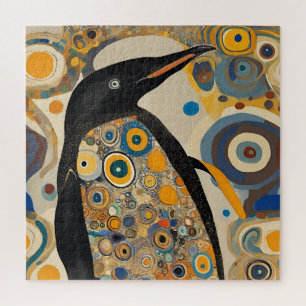 Puzzle Pingüino Art Nouveau