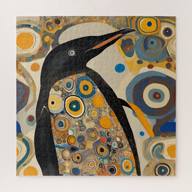 Puzzle Pingüino Art Nouveau  (Vertical)