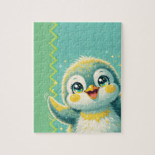 Puzzle Pingüino Bebé Saludando