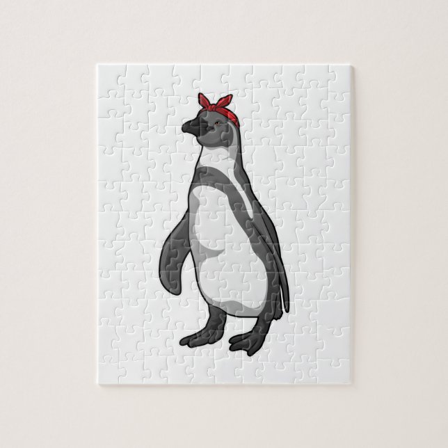 Puzzle Pingüino con Bandana (Vertical)