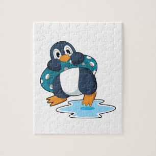 Puzzle Pingüino con Lifebuoy