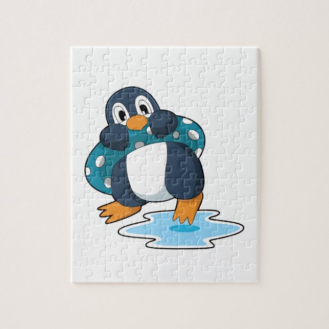 Puzzle Pingüino con Lifebuoy (Vertical)
