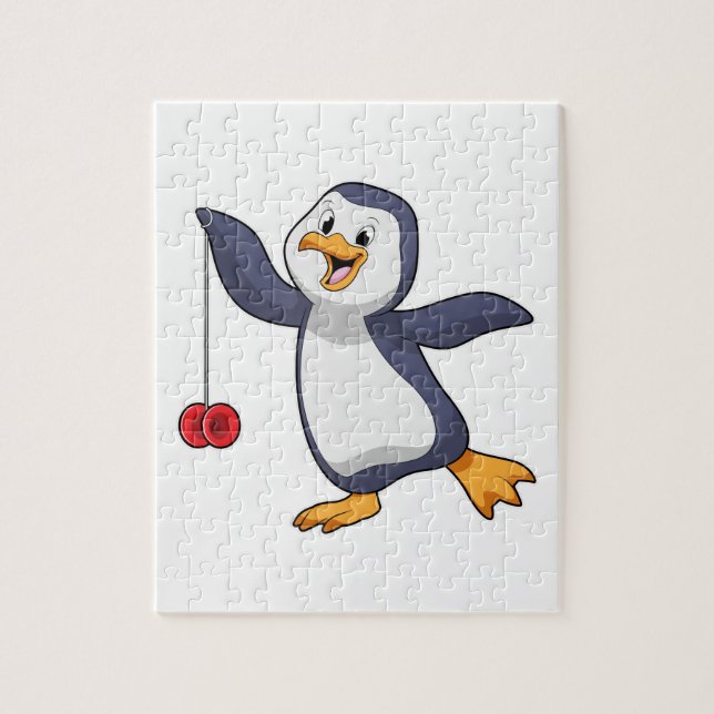 Puzzle Pingüino con Yo-Yo (Vertical)