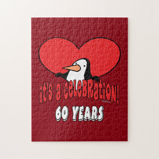 Puzzle Pingüino de la celebración de 60 años (Vertical)