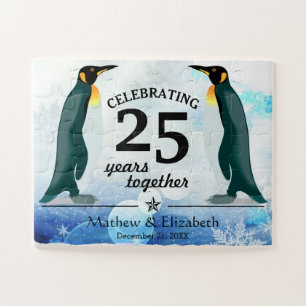 Puzzle Pingüinos Adorables en Nieve   25º Aniversario de 