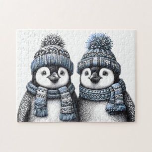 Puzzle Pingüinos Lindos