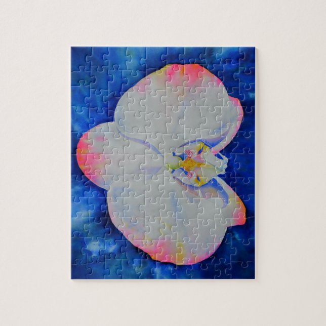 Puzzle Pink Blush Orchid (Vertical)