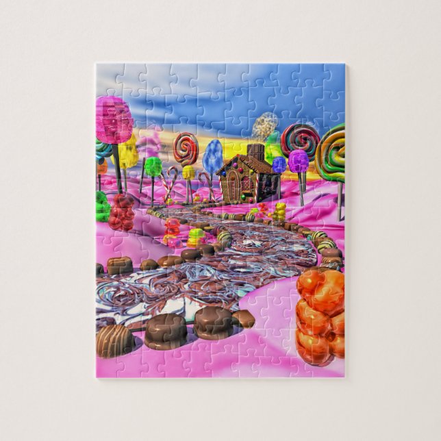 Puzzle Pink Candyland (Vertical)