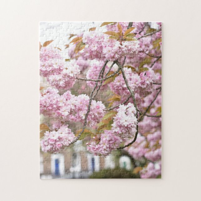 Puzzle Pink Cherry Blossoms Tree Islington London Reino U (Vertical)