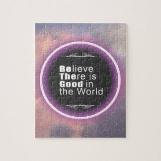 Puzzle Pink Clouds Quote