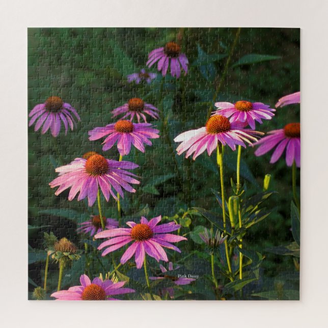 Puzzle Pink Daises (Vertical)