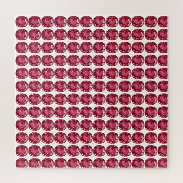 Puzzle Pink Gemstone (Vertical)