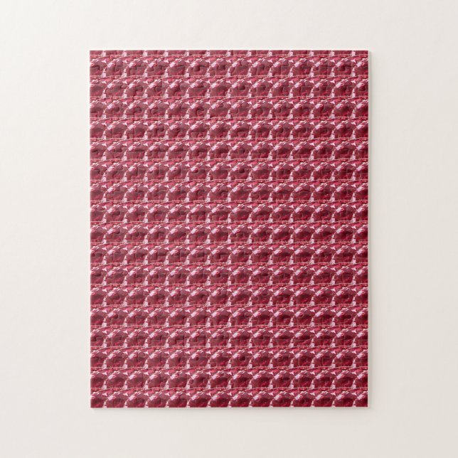 Puzzle Pink Gemstone (Vertical)