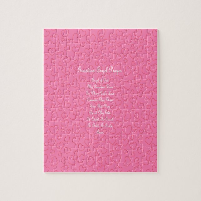 Puzzle Pink (Oración Ángel de Guardian) (Vertical)