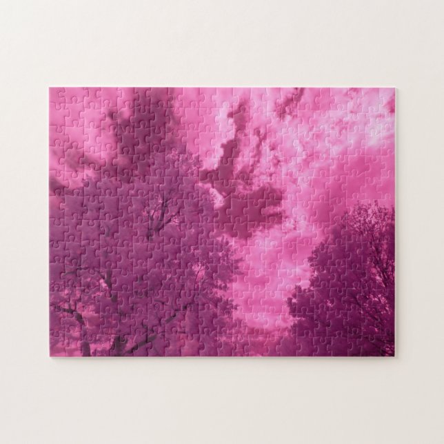 Puzzle Pinkish Hues Infrared Cloud (Horizontal)