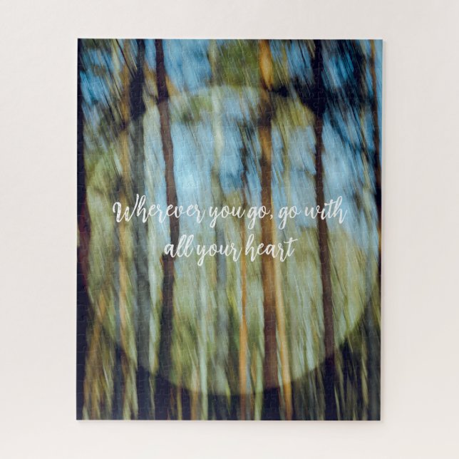 Puzzle Pino soleado (Vertical)