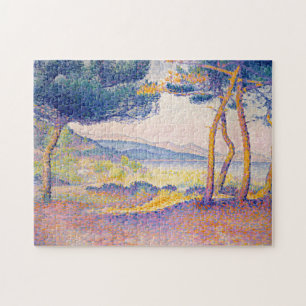 Puzzle Pinos a lo largo de la costa