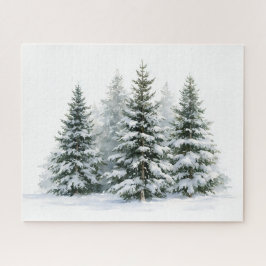 Puzzle Pinos de Invierno
