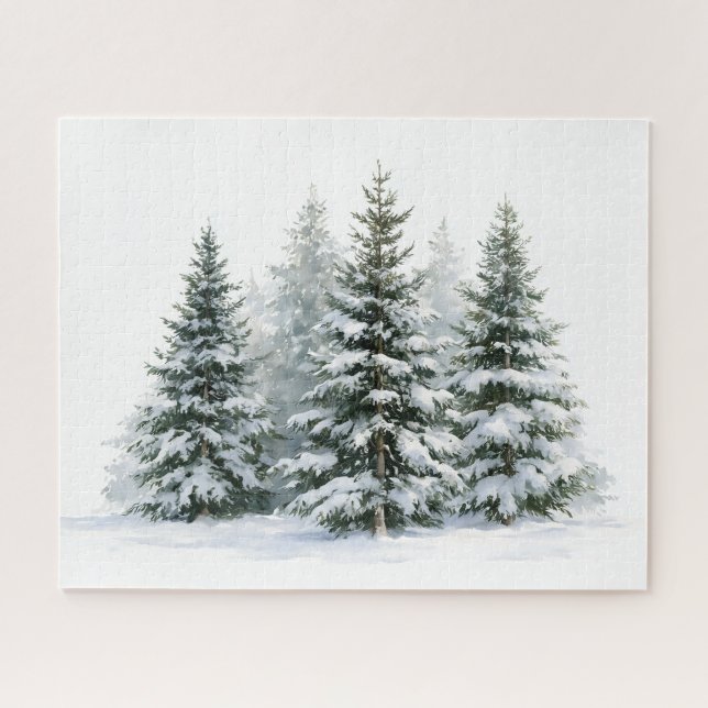Puzzle Pinos de Invierno (Horizontal)