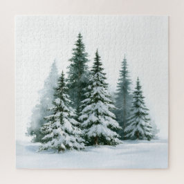 Puzzle Pinos de Invierno