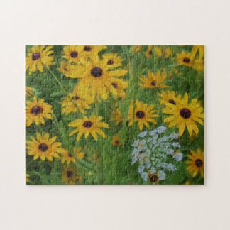 Puzzle Pintado de fotos de la flor de Black Eyed Susan Da