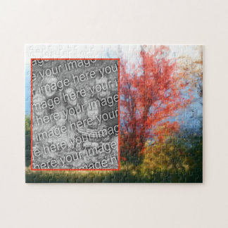 Puzzle Pintado de la naturaleza de flotación de otoño agr