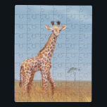 Puzzle Pintado de Safari Baby Giraffe<br><div class="desc">el lindo rompecabezas de la pintura de la jirafa del bebé. Obra de arte original de Komila Y.</div>