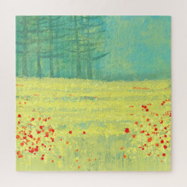 Puzzle Pintado paisajístico de Meadow