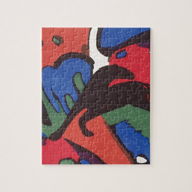 Puzzle Pintado Wassily Kandinsky Franz Marc Blue Rider (Vertical)