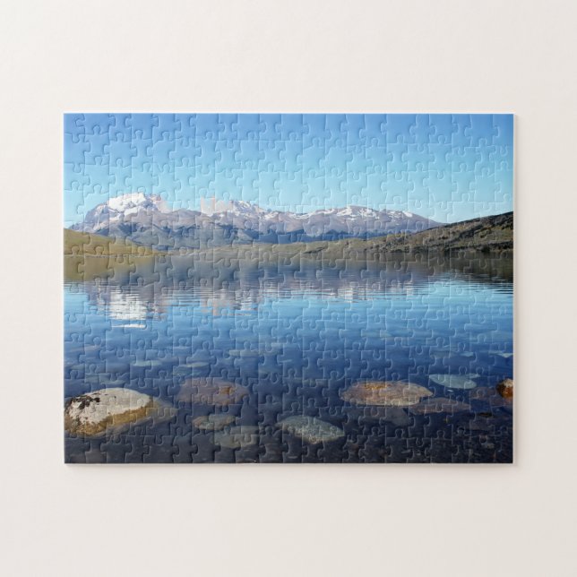 Puzzle Pintoresca vista del agua Torres Del Paine Chile (Horizontal)