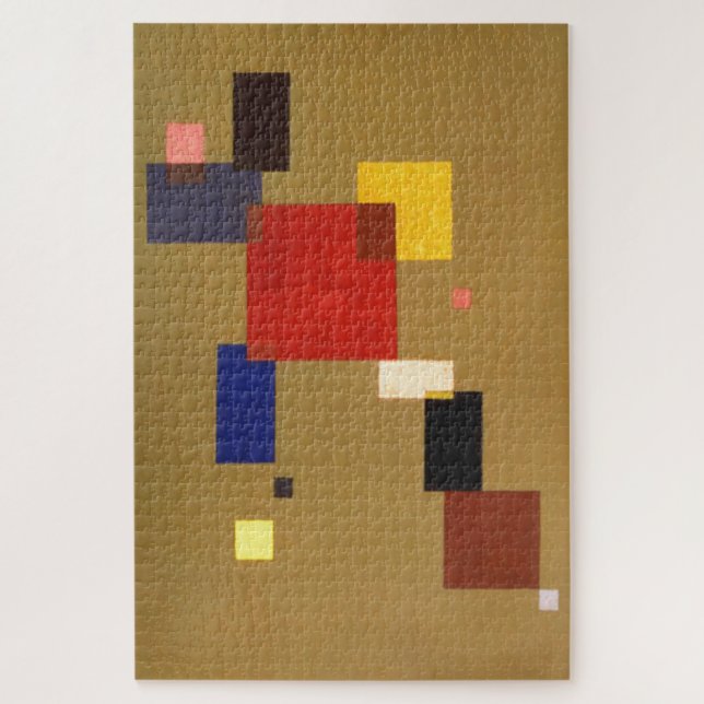 Puzzle Pintura abstracta de 13 Rectángulos de Kandinsky (Vertical)