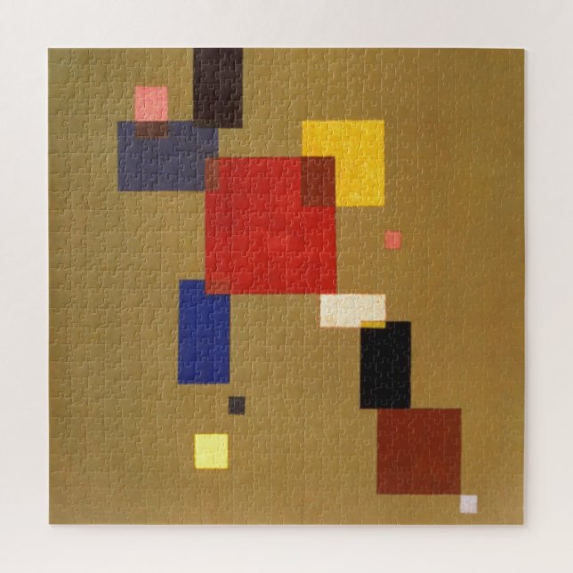 Puzzle Pintura abstracta de 13 Rectángulos de Kandinsky (Vertical)