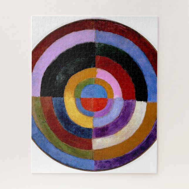 Puzzle Pintura abstracta de arte de Robert Delaunay Claas (Vertical)
