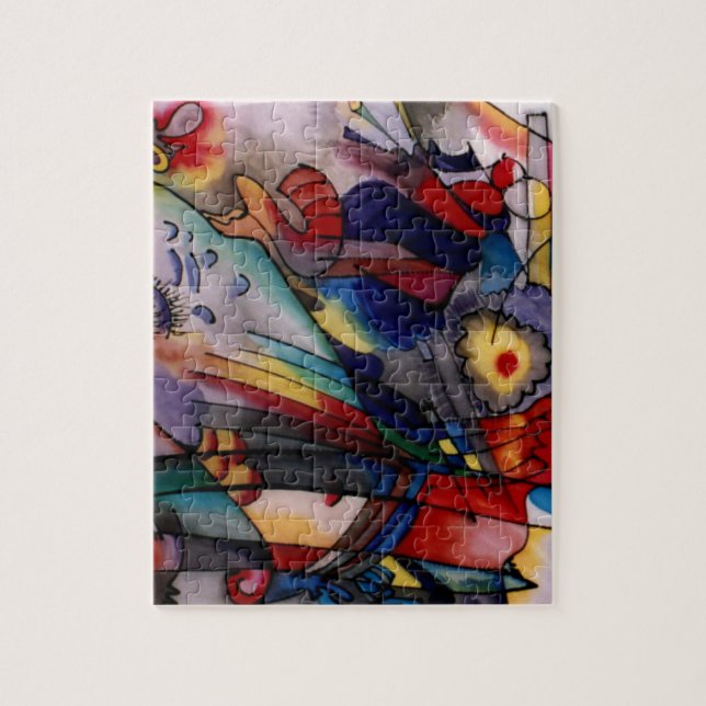 Puzzle Pintura abstracta de Kandinsky 1913 (Vertical)