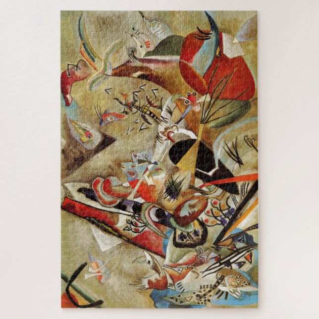 Puzzle Pintura abstracta de la composición de Kandinsky (Vertical)