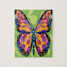 Puzzle Pintura abstracta de mariposa