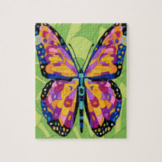 Puzzle Pintura abstracta de mariposa